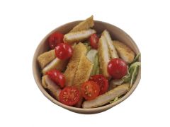 Fitness salat mit poulet