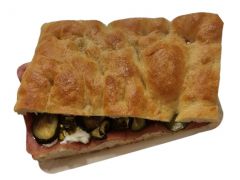 Focaccia Rohschinken-Zucchetti