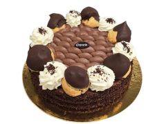 ST HONORE TORTE MIT SCHOKOLADE 26 cm